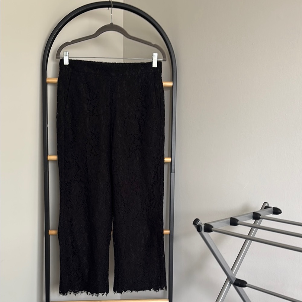 J.Crew Black Lace Pants